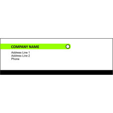 Green Dot Return Address Label